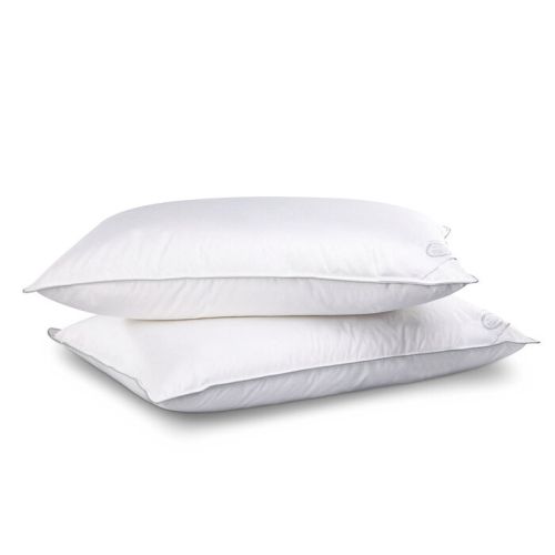 White Boutique Pillow Silver